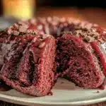 chocolate whiskey bundt cake - featured image