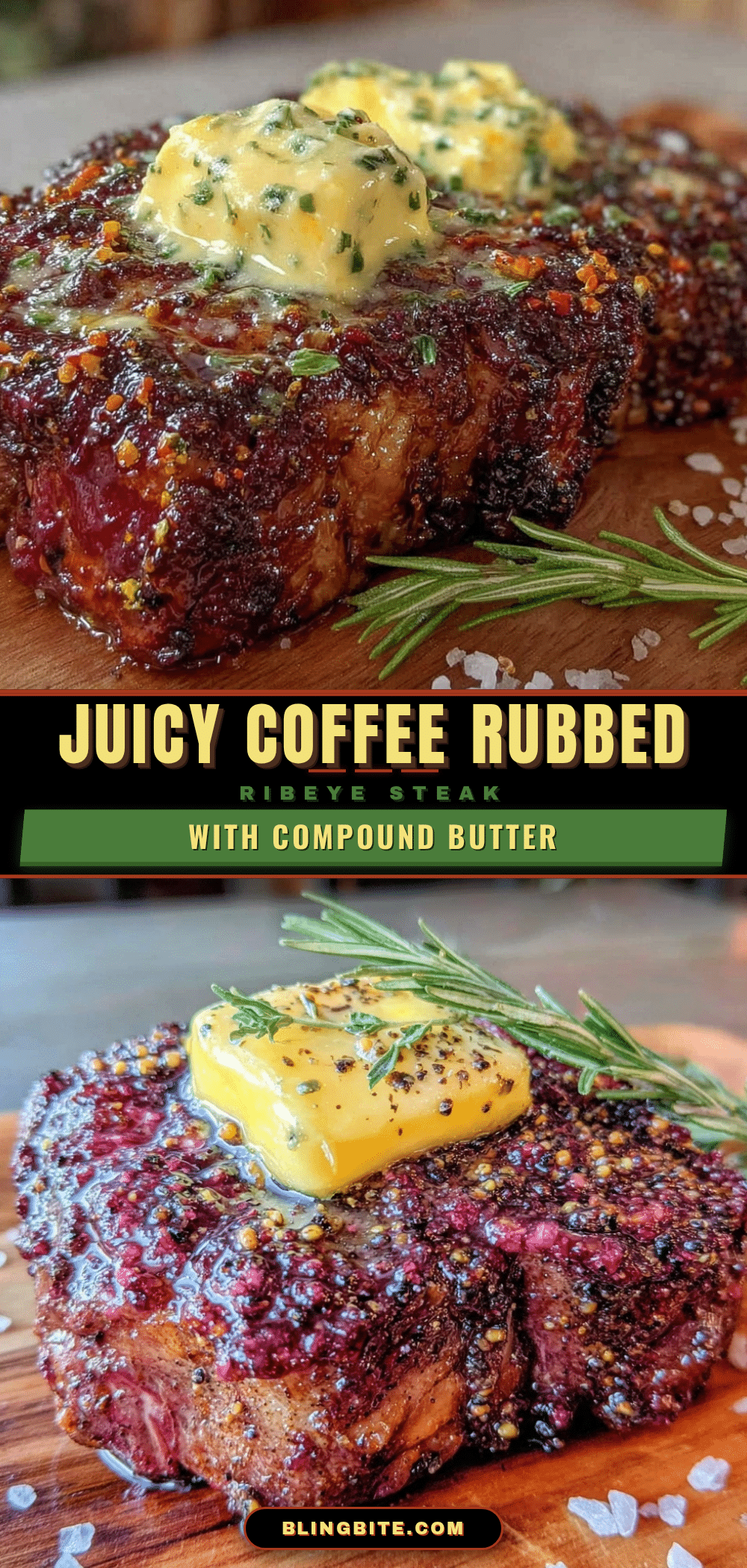 coffee rubbed ribeye steak recipe