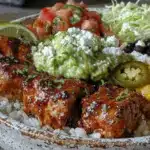 copycat chipotle chicken burrito bowl - featured image