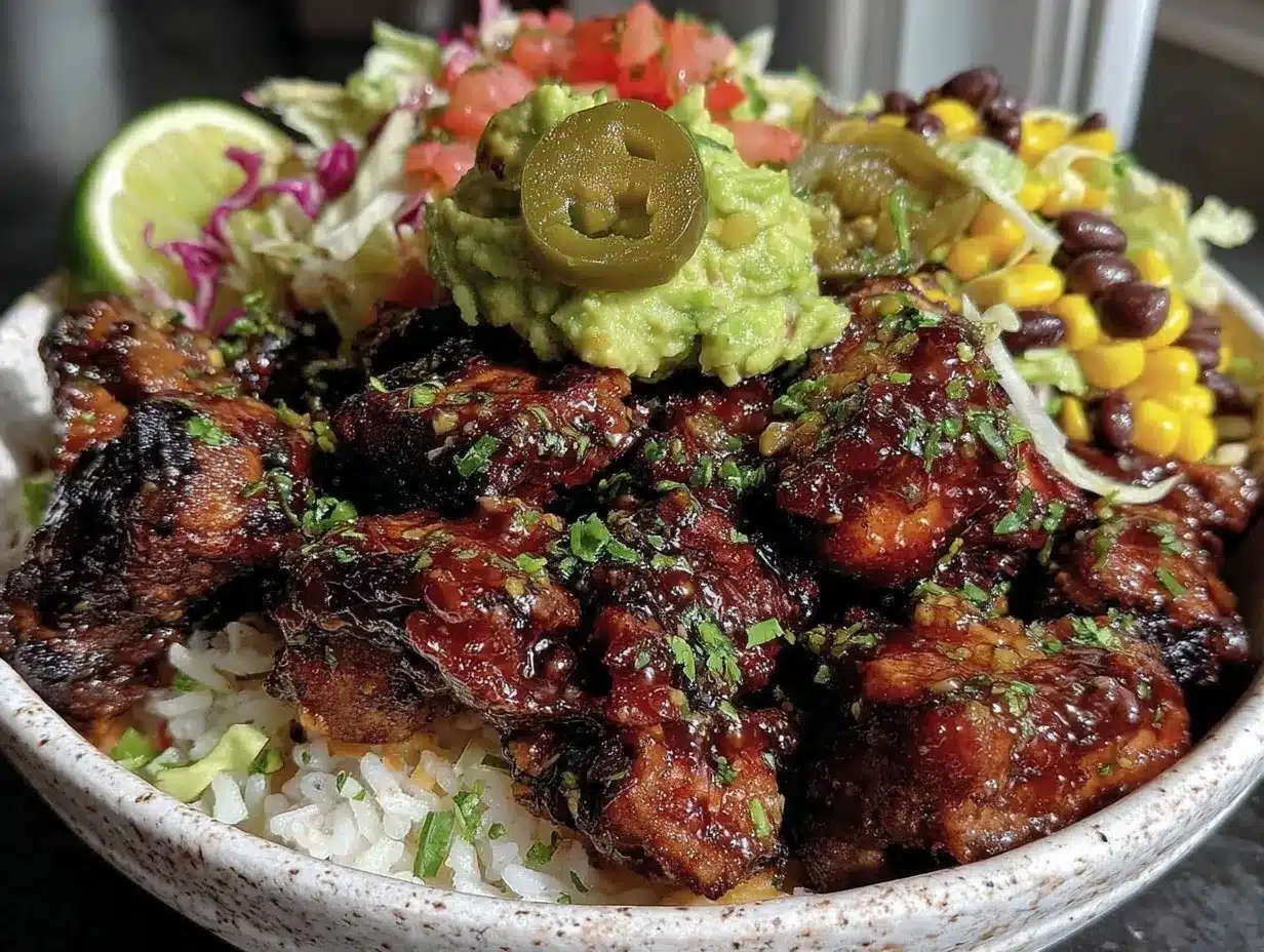 copycat chipotle chicken burrito bowl preparation steps