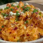 creamy buffalo chicken dip - featured image