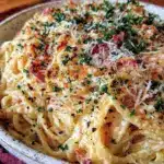 creamy one-pot garlic parmesan pasta - featured image