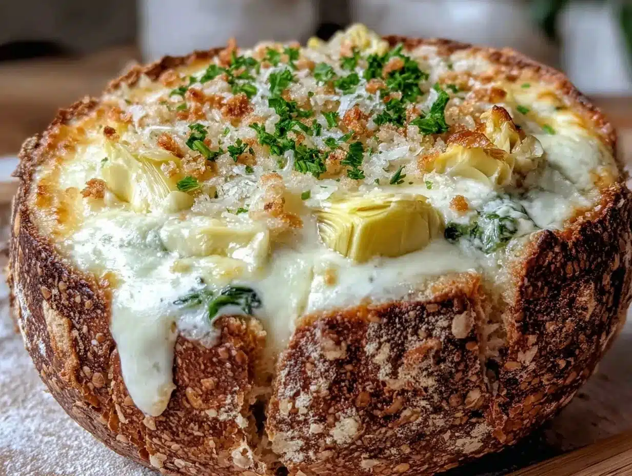 creamy spinach artichoke dip preparation steps