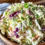 creamy tangy coleslaw - featured image