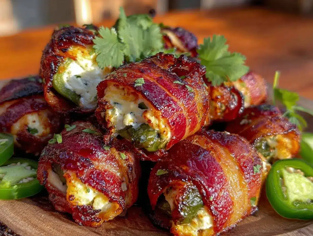 crispy bacon-wrapped jalapeño poppers preparation steps