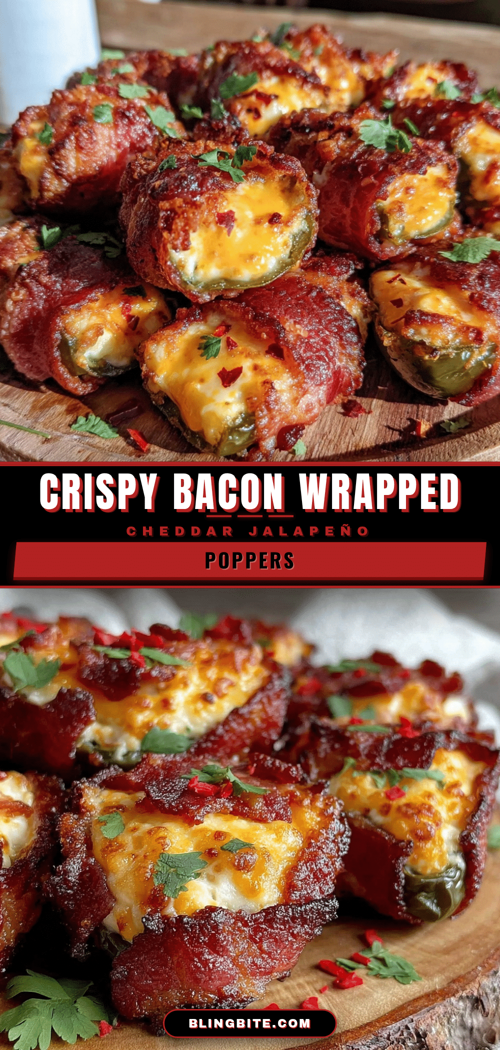 crispy bacon wrapped jalapeño poppers recipe