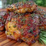 crispy baked chicken thighs - featured image