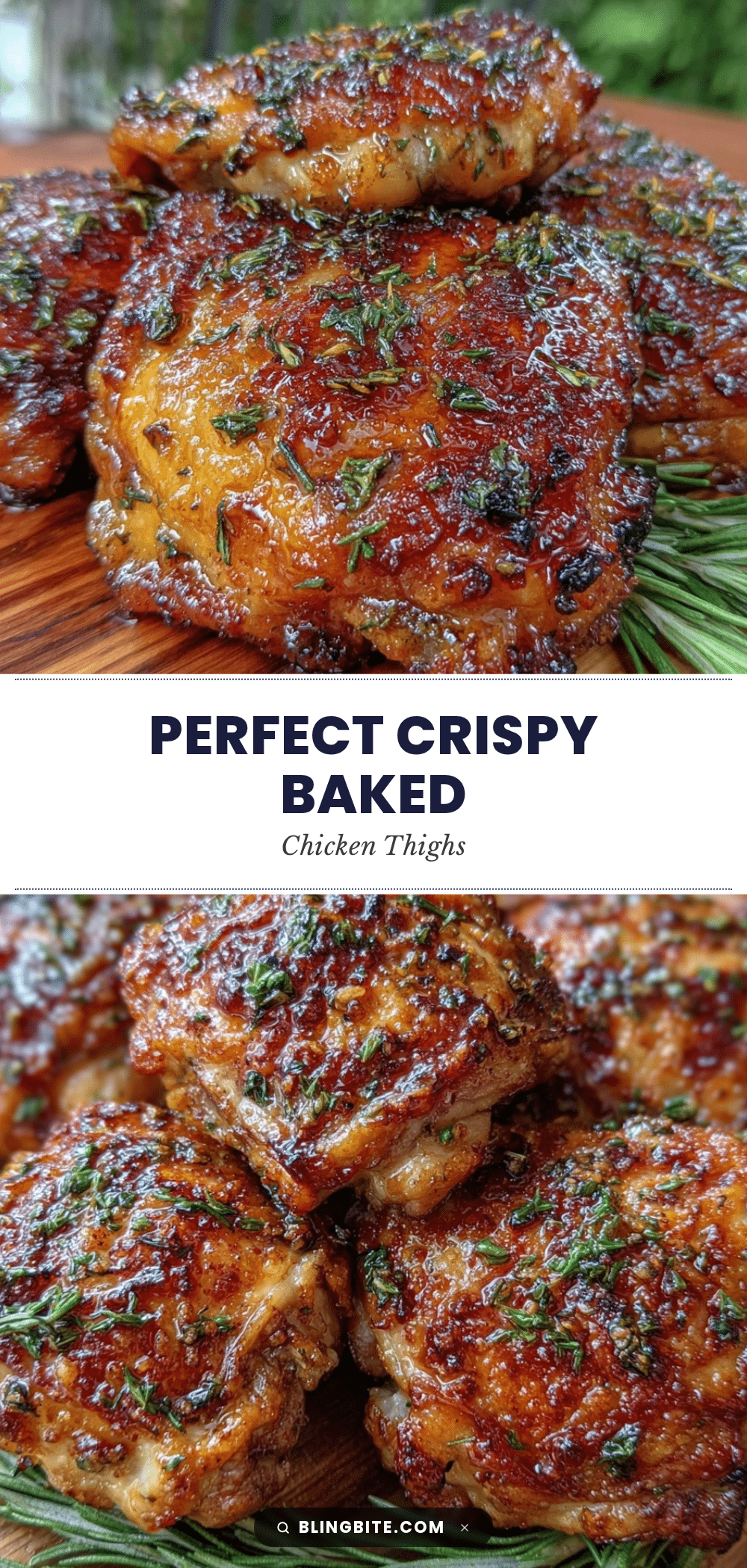 crispy baked chicken thighs recipe