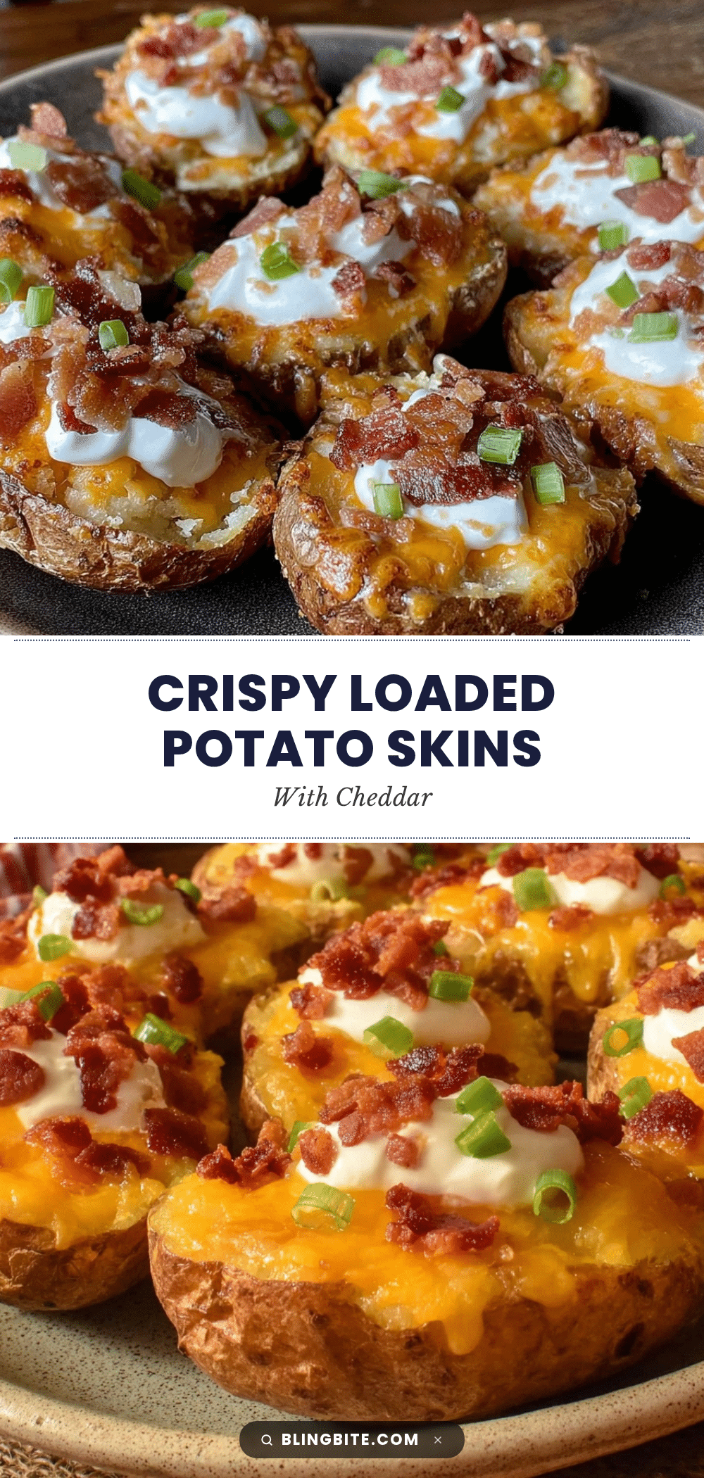 crispy loaded potato skins recipe