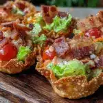 crispy mini BLT cups - featured image