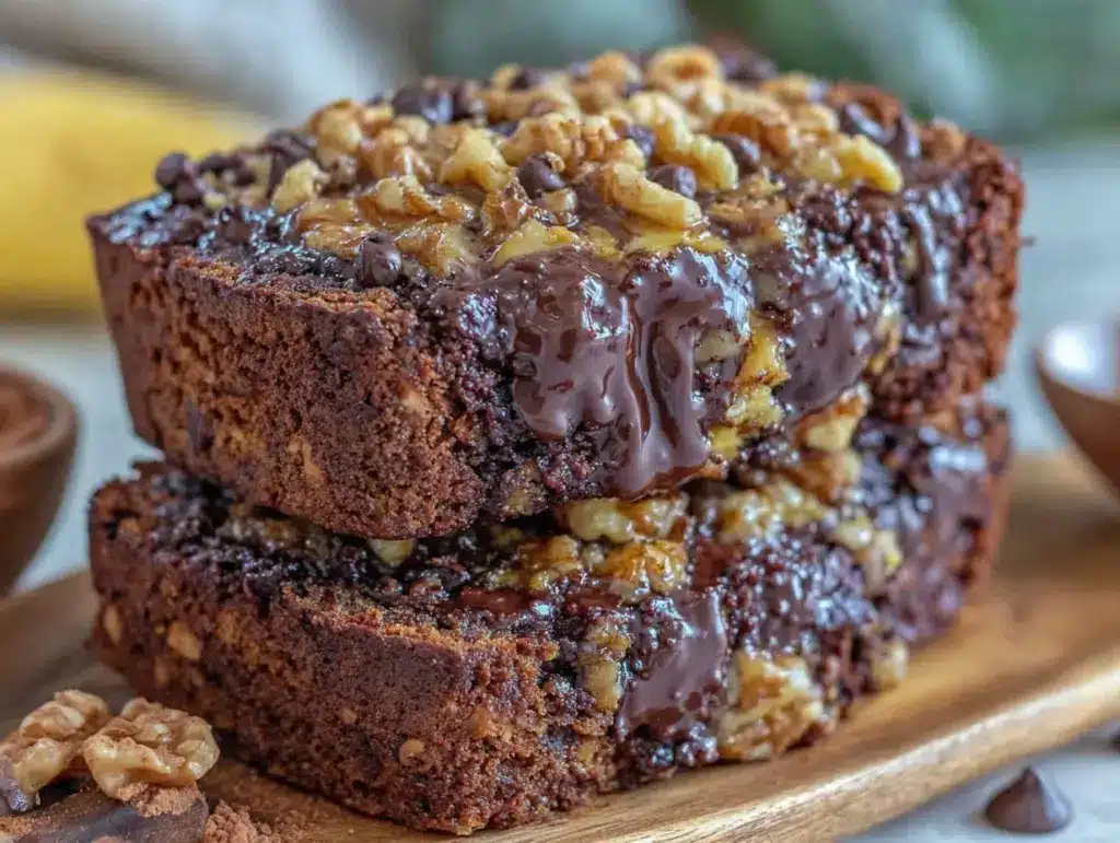 double chocolate zucchini bread - featured image