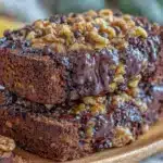 double chocolate zucchini bread - featured image