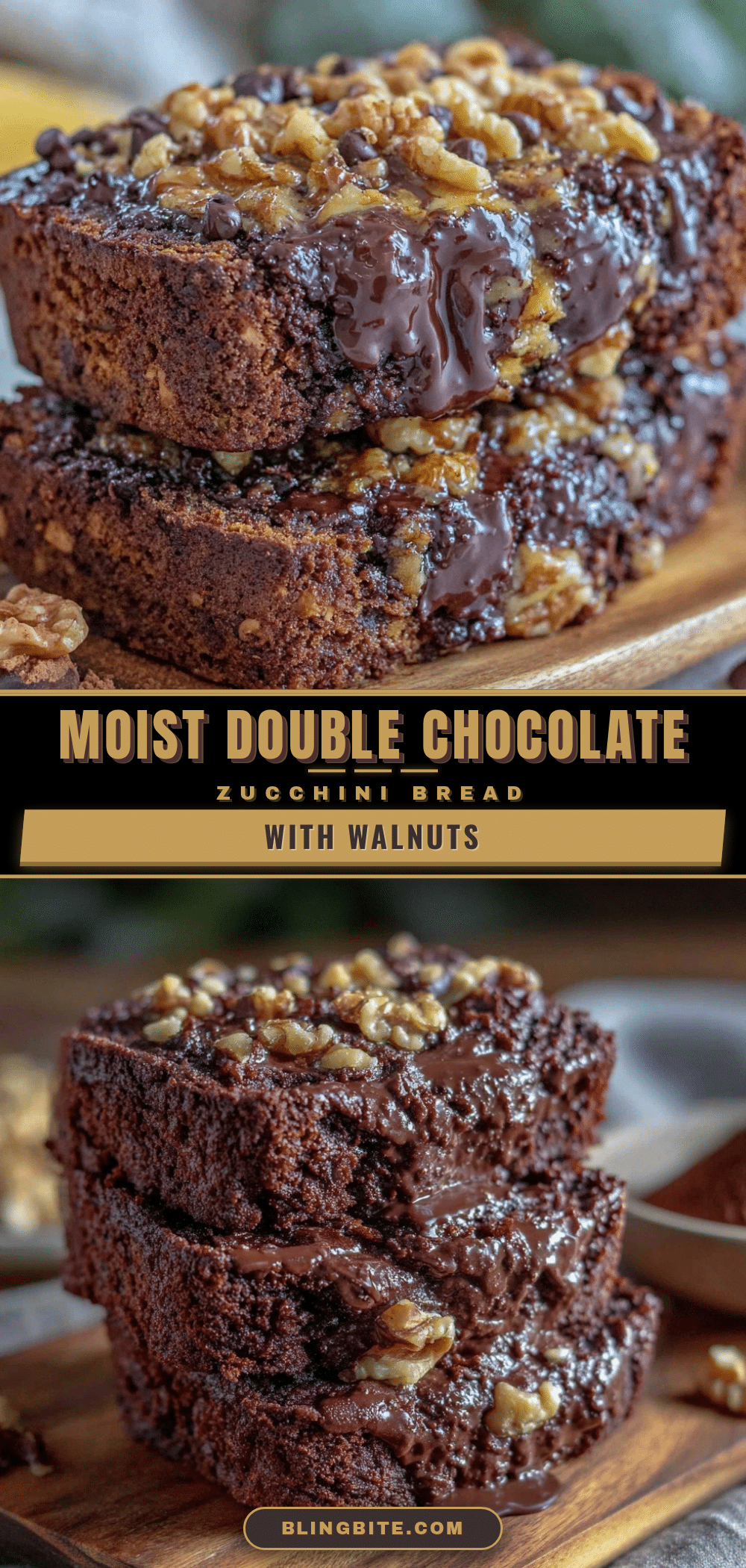 double chocolate zucchini bread recipe
