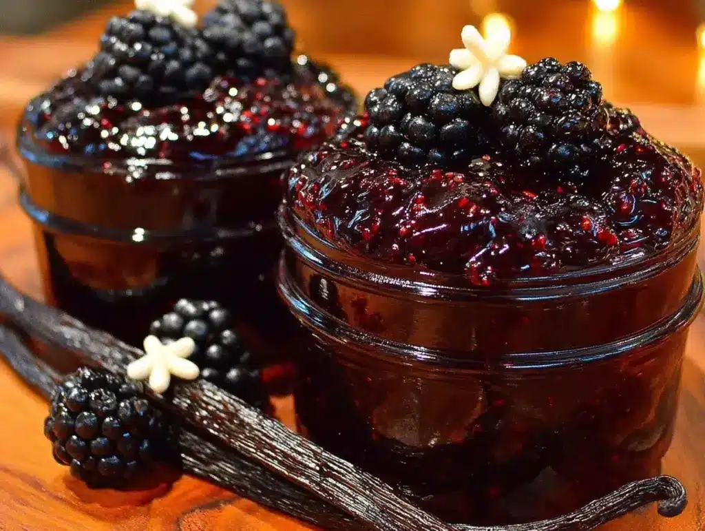 easy black raspberry jam - featured image