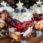 Festive Star-Spangled Berry Trifle Parfaits - featured image