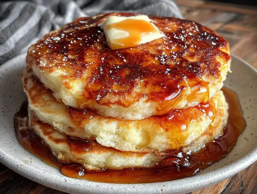 fluffy buttermilk pancakes - featured image