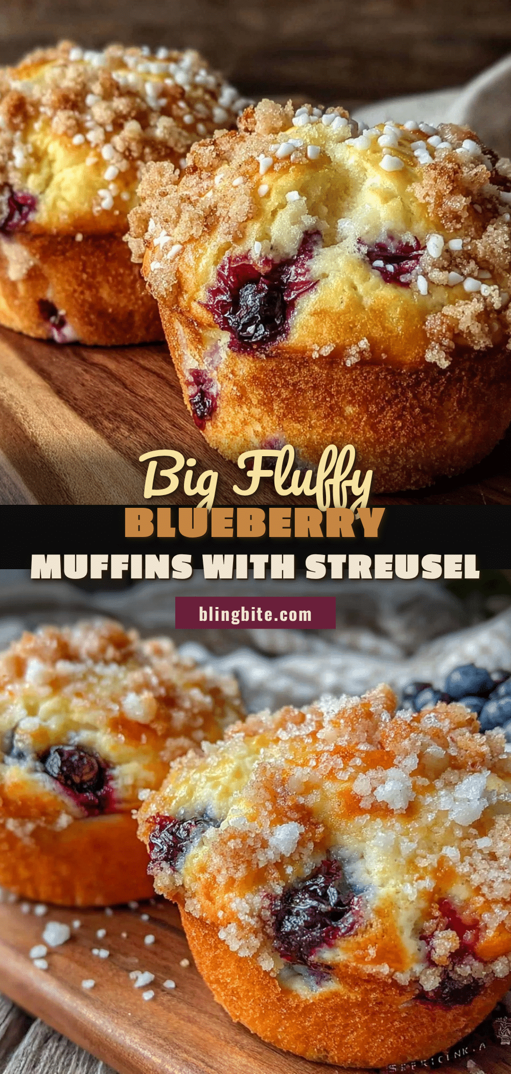 fluffy jumbo blueberry muffins recipe