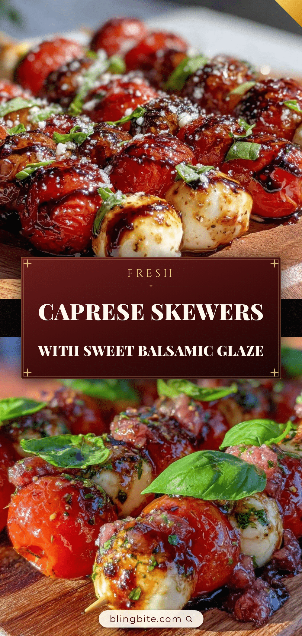 Fresh Caprese Skewers recipe