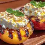 fresh grilled peaches - featured image