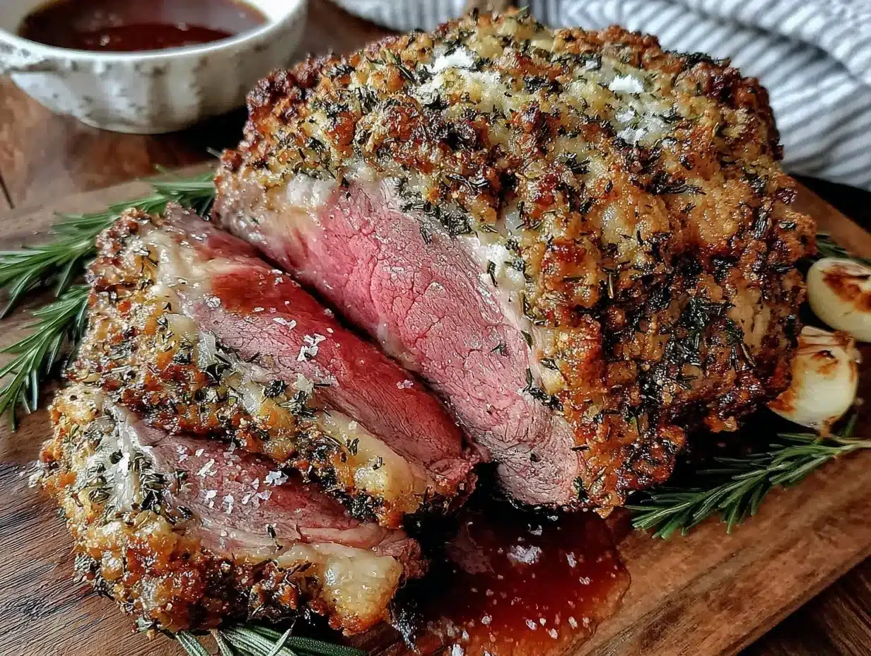 herb crusted prime rib roast preparation steps