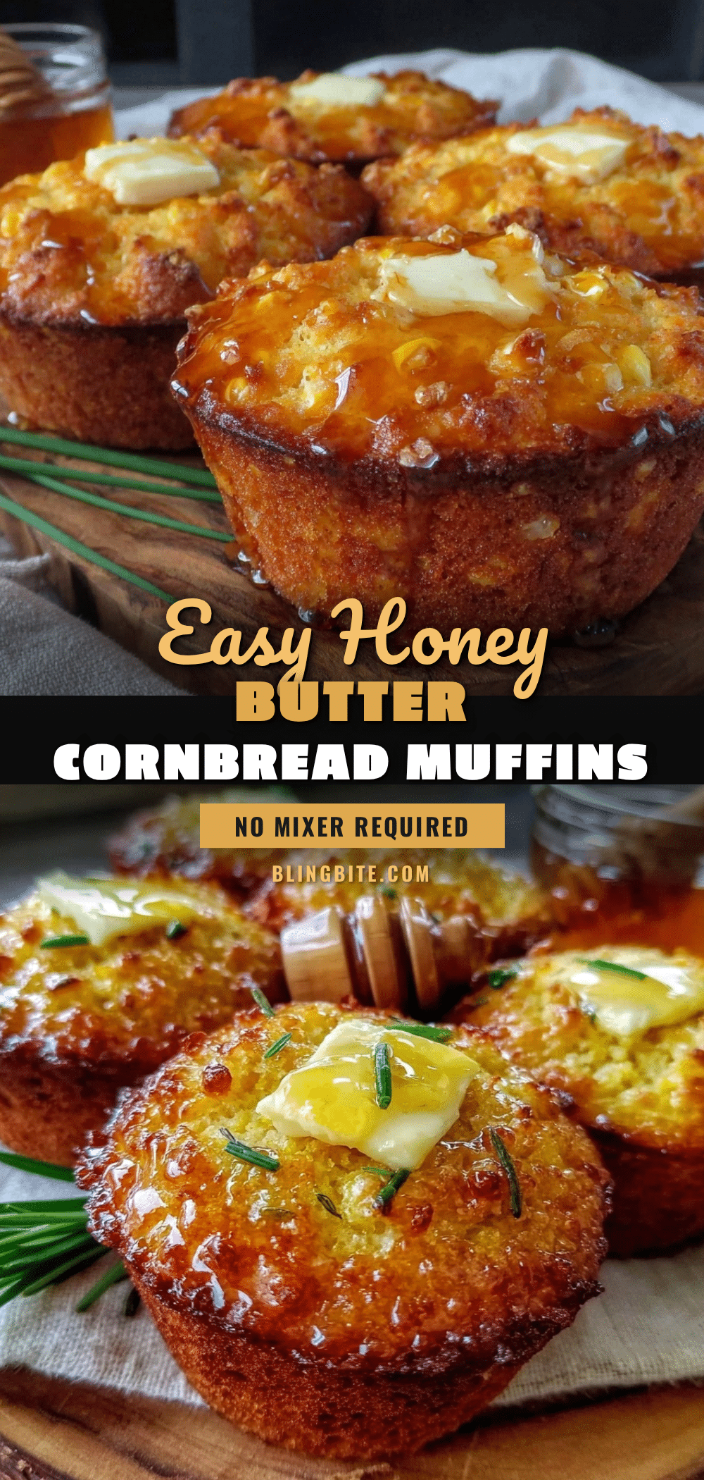 honey butter cornbread muffins recipe