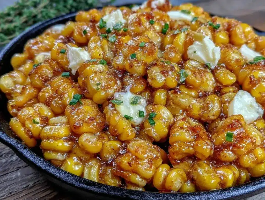 honey butter skillet corn - featured image
