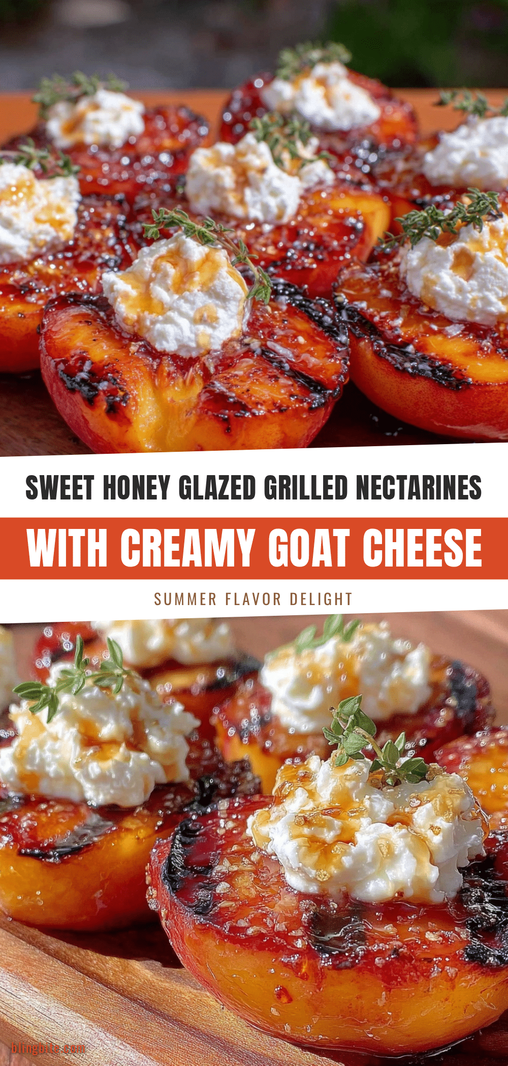 honey glazed grilled nectarines recipe
