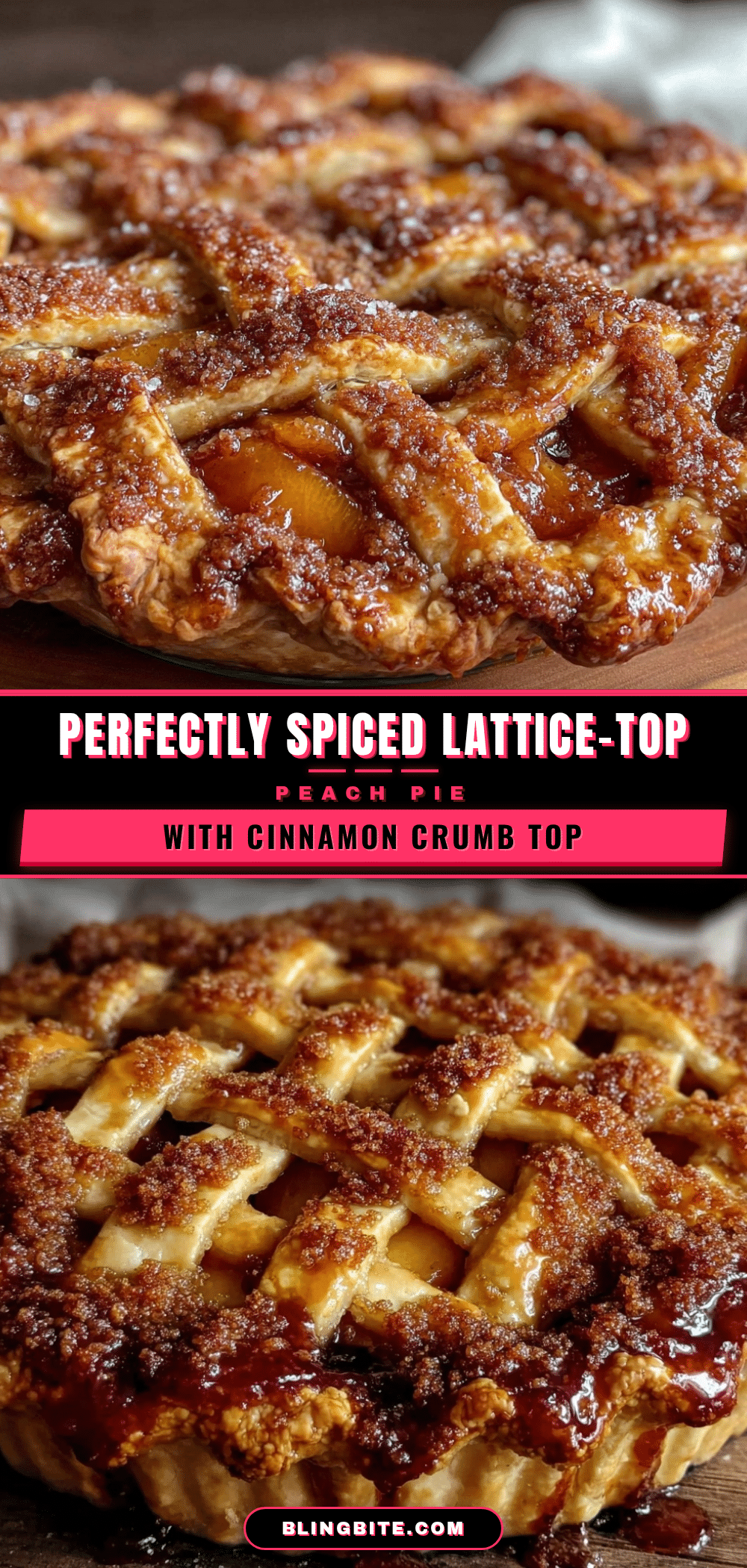 Lattice-Top Peach Pie recipe