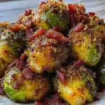 maple glazed Brussels sprouts - featured image