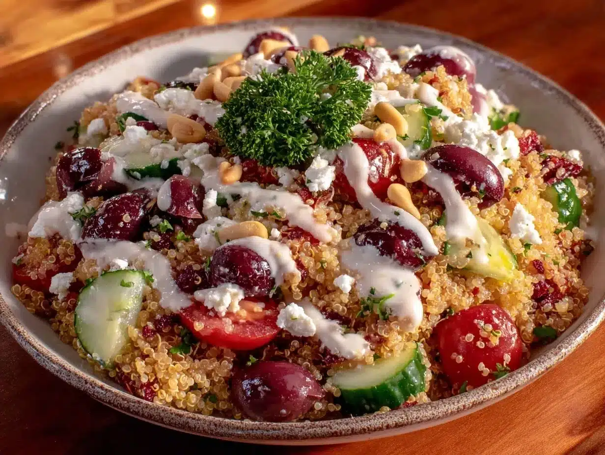 Mediterranean quinoa bowls preparation steps