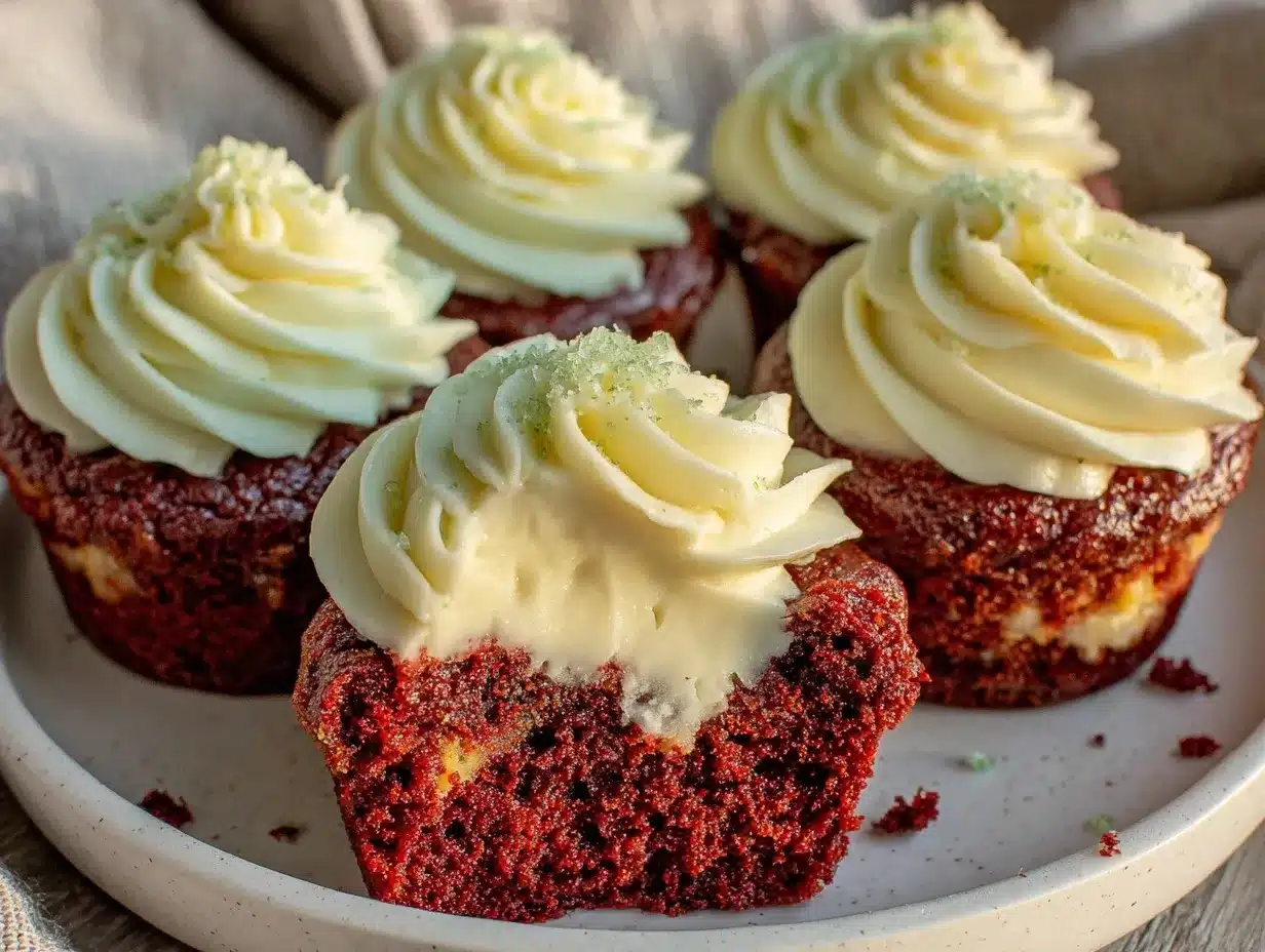 moist red velvet cupcakes preparation steps
