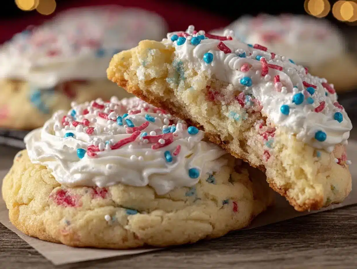 patriotic funfetti sugar cookies preparation steps