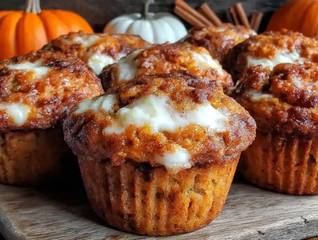 pumpkin spice muffins - featured image