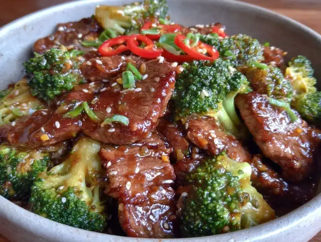 quick beef and broccoli stir fry - featured image