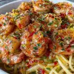 quick garlic butter shrimp pasta - featured image