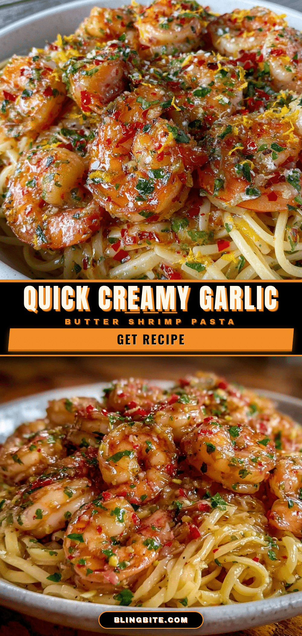 quick garlic butter shrimp pasta recipe