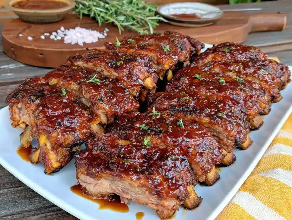savory baby back ribs - featured image