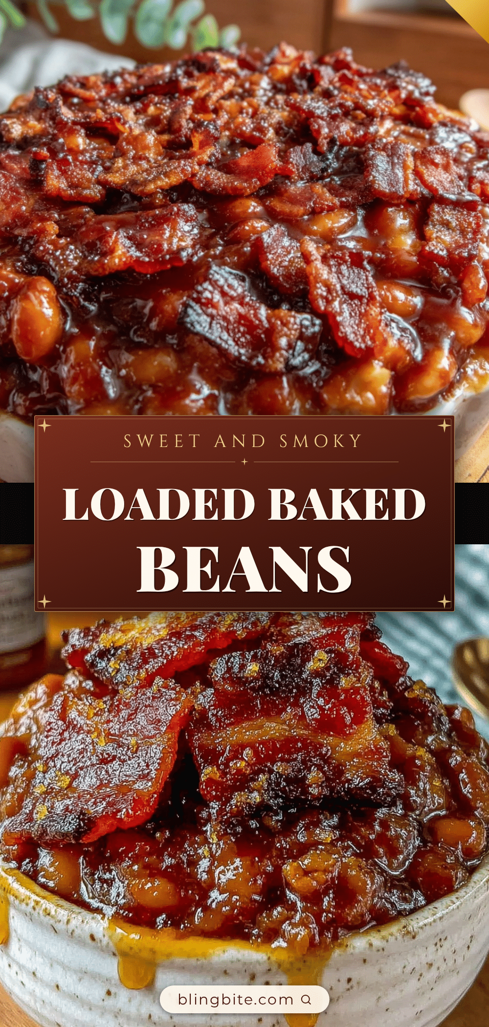 savory loaded baked beans recipe