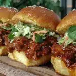 smoky chipotle pulled pork sliders - featured image