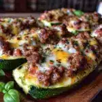 stuffed zucchini boats - featured image
