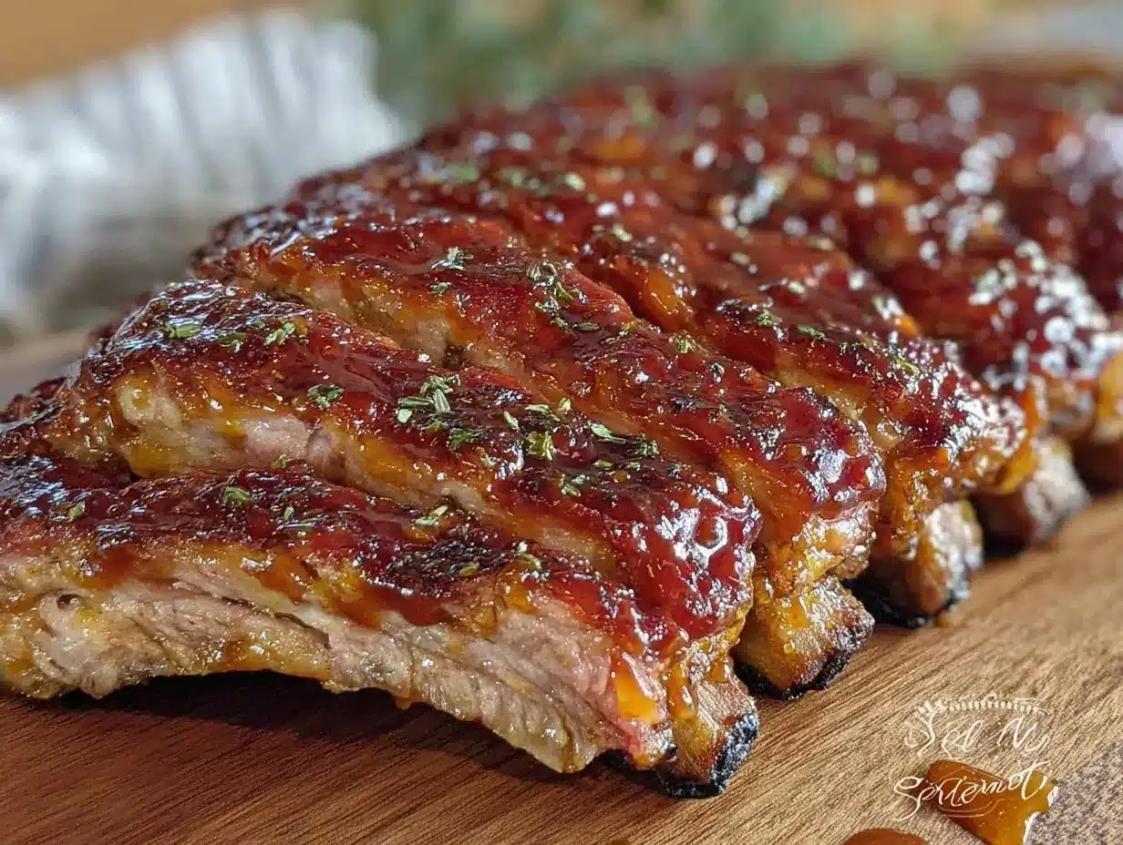 tender fall-off-the-bone BBQ ribs recipe preparation steps