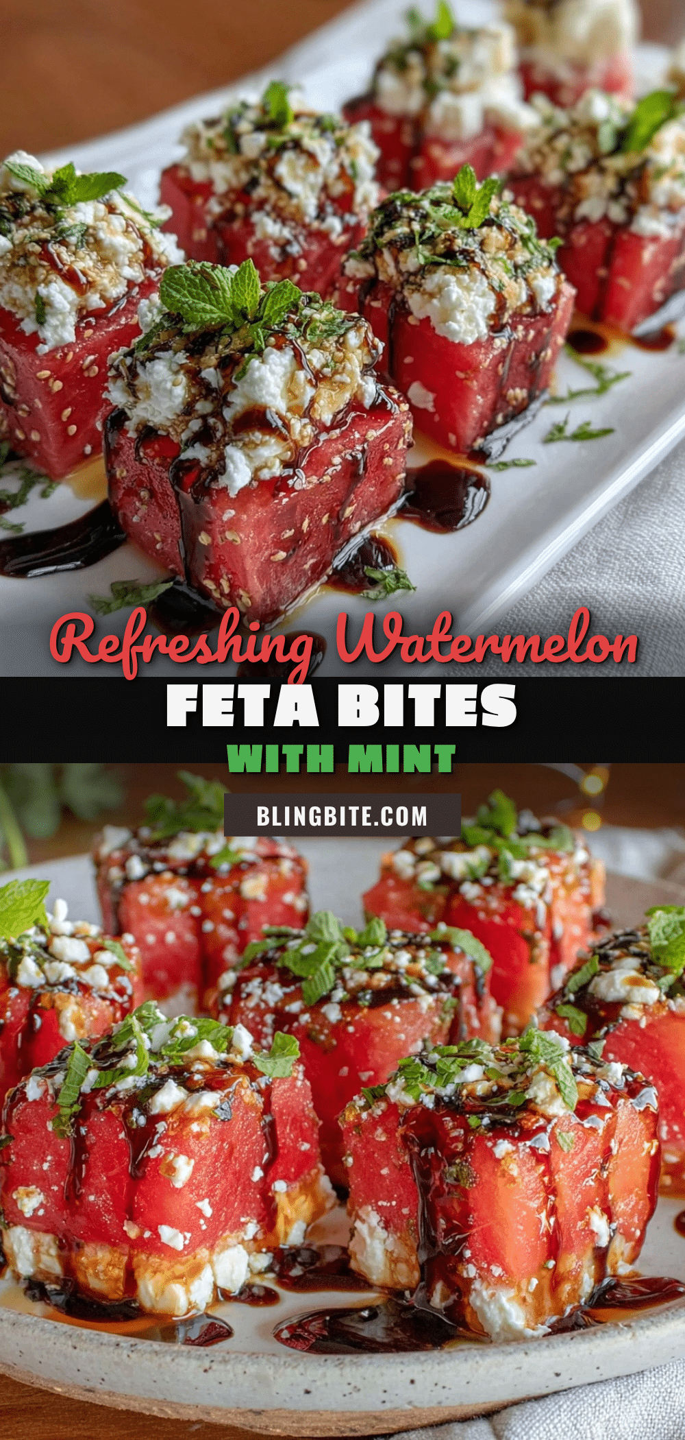 watermelon feta bites recipe