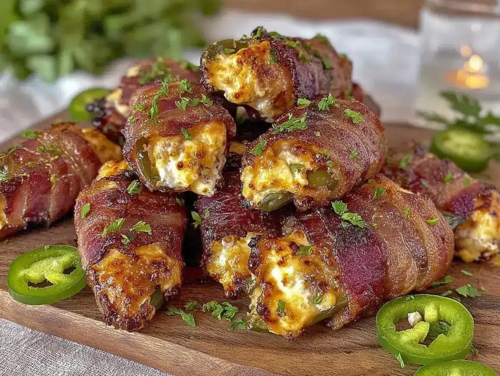 bacon-wrapped jalapeño poppers - featured image
