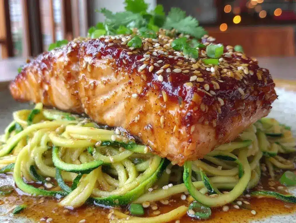 baked salmon with miso glaze - featured image