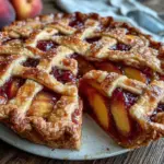 bourbon peach pie - featured image