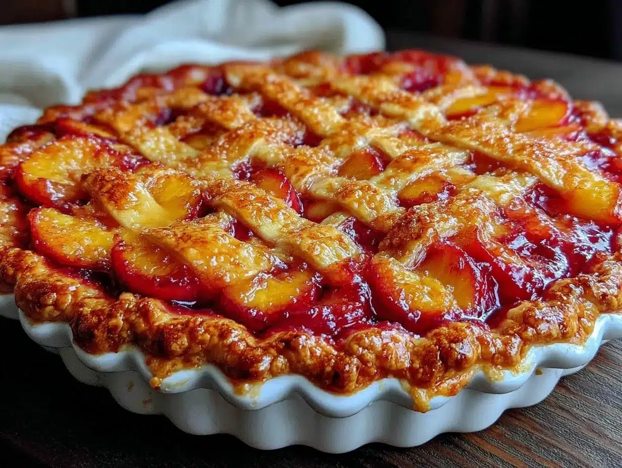 bourbon peach pie preparation steps