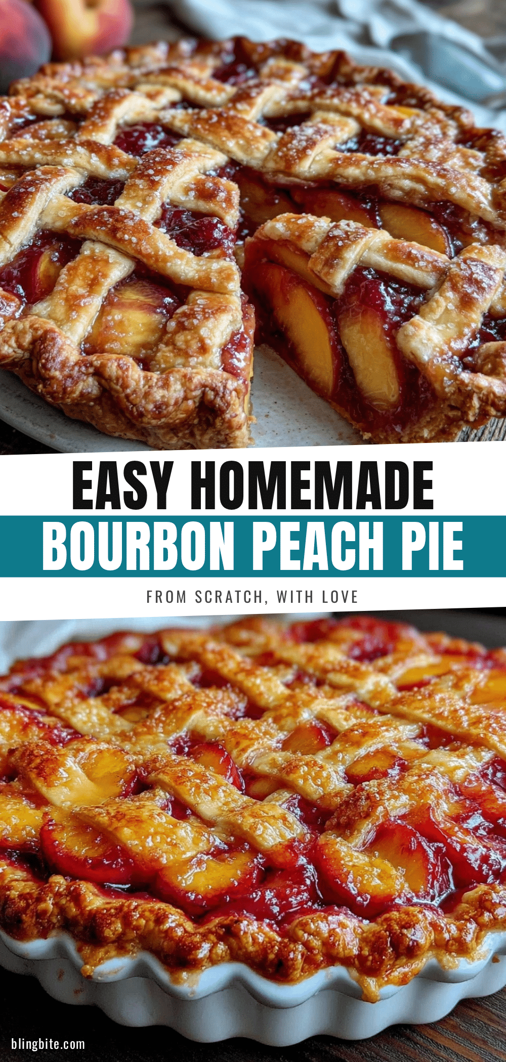 bourbon peach pie recipe