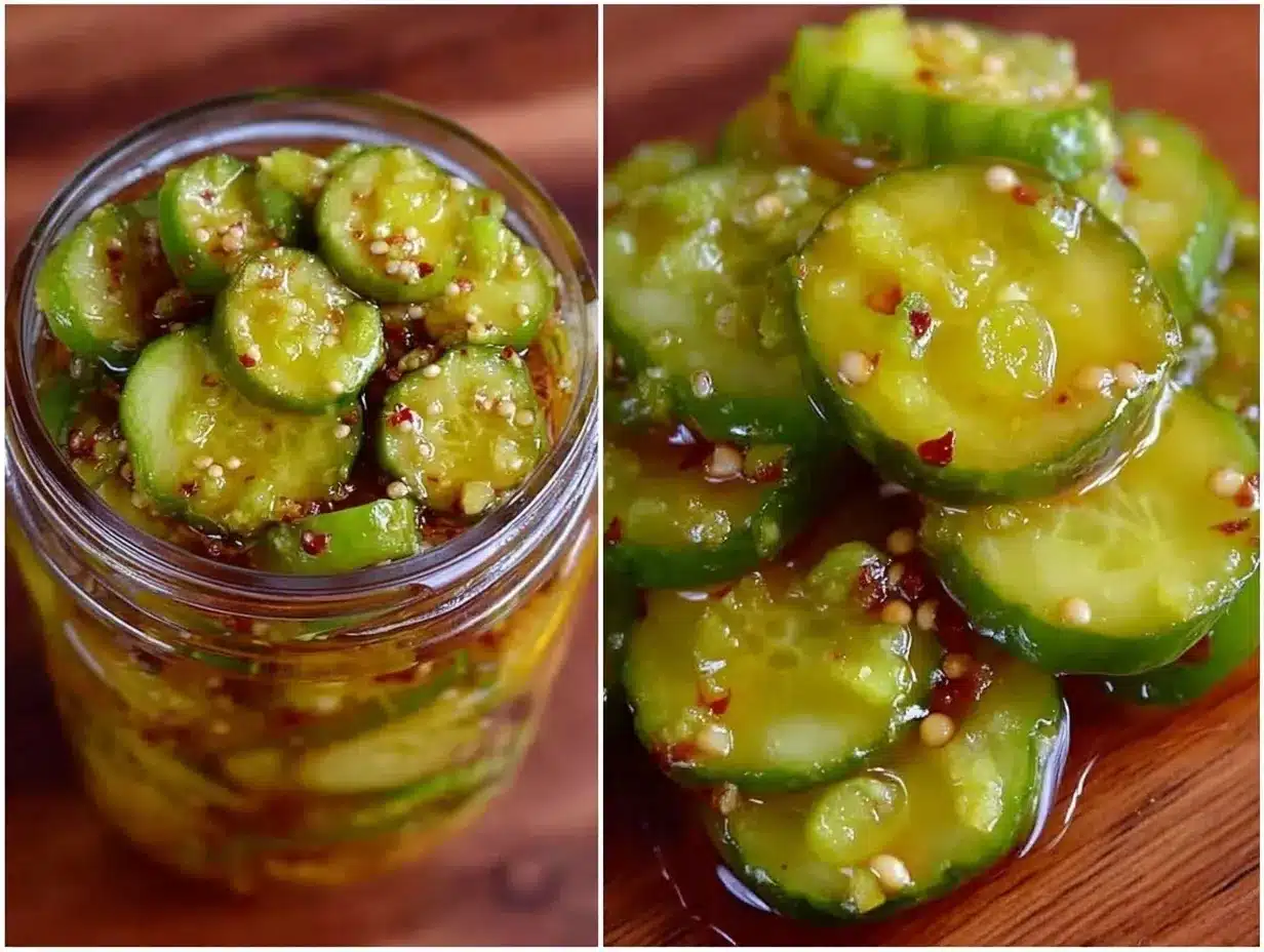 bread & butter pickles preparation steps