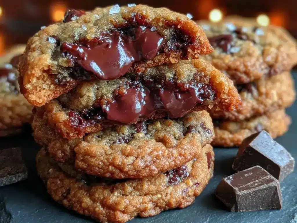 brown butter chocolate chip cookies - featured image