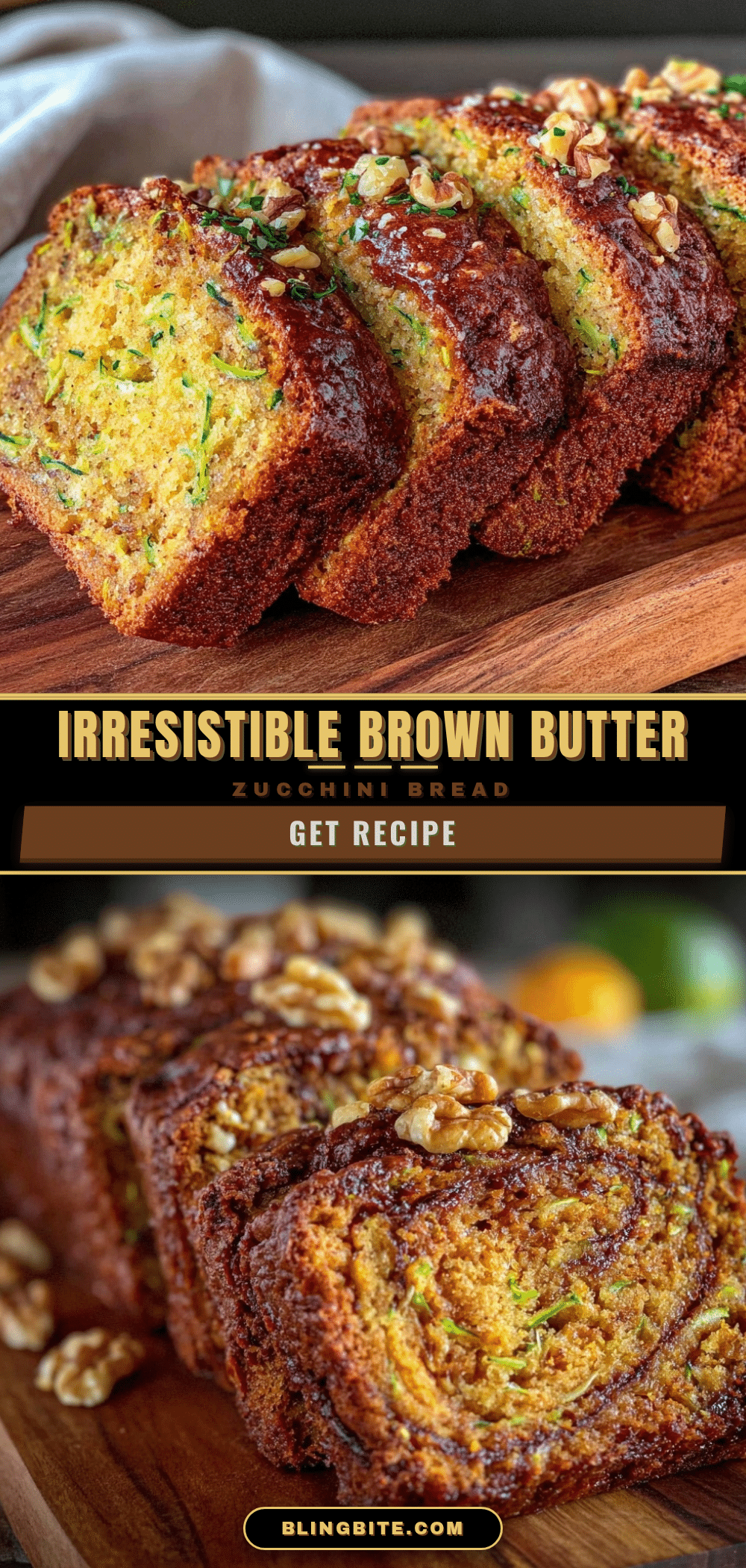 brown butter zucchini bread recipe